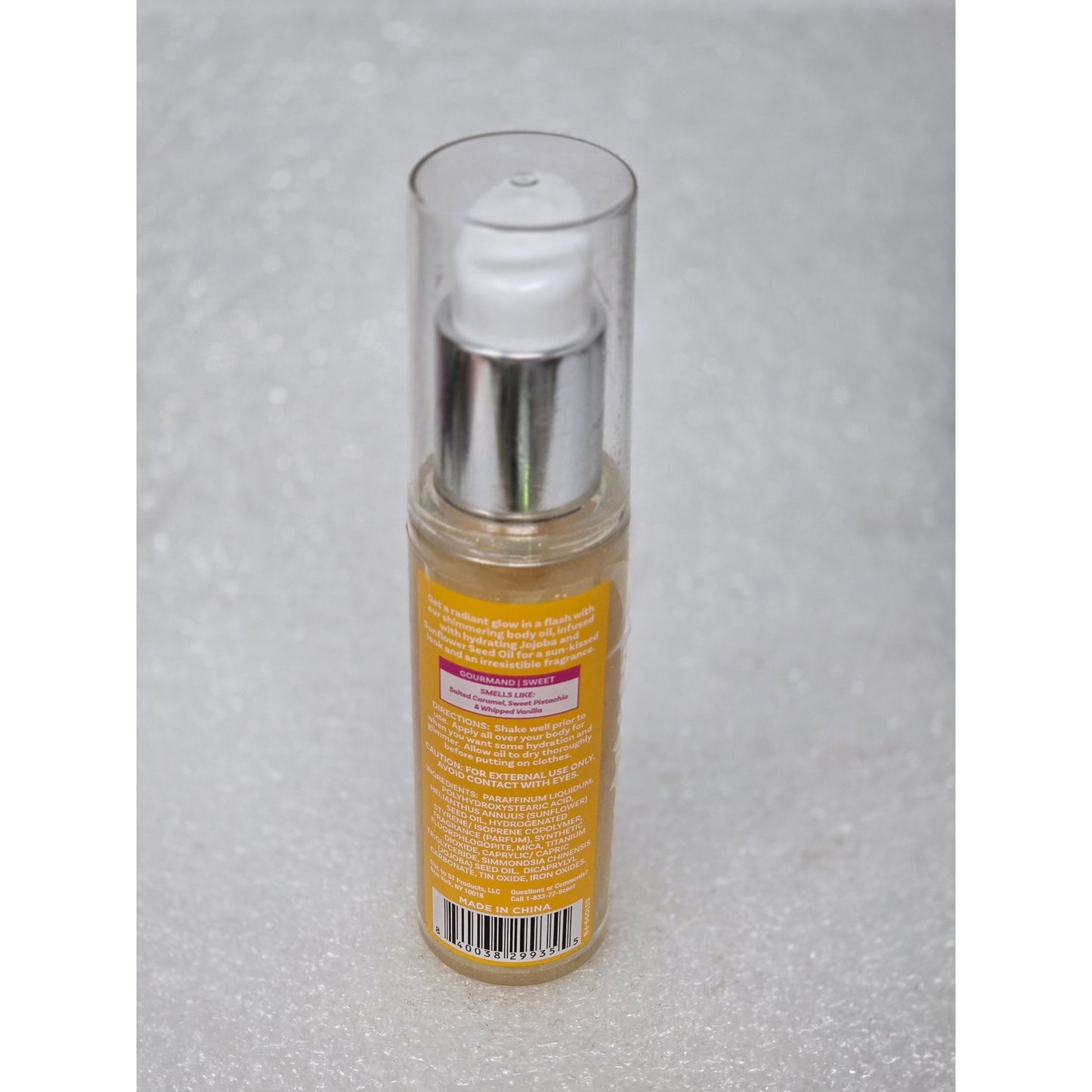 Scent x Scent Solar Flare Shimmering Body Oil Brazilian Caramel Dreams 3.4 Fl Oz