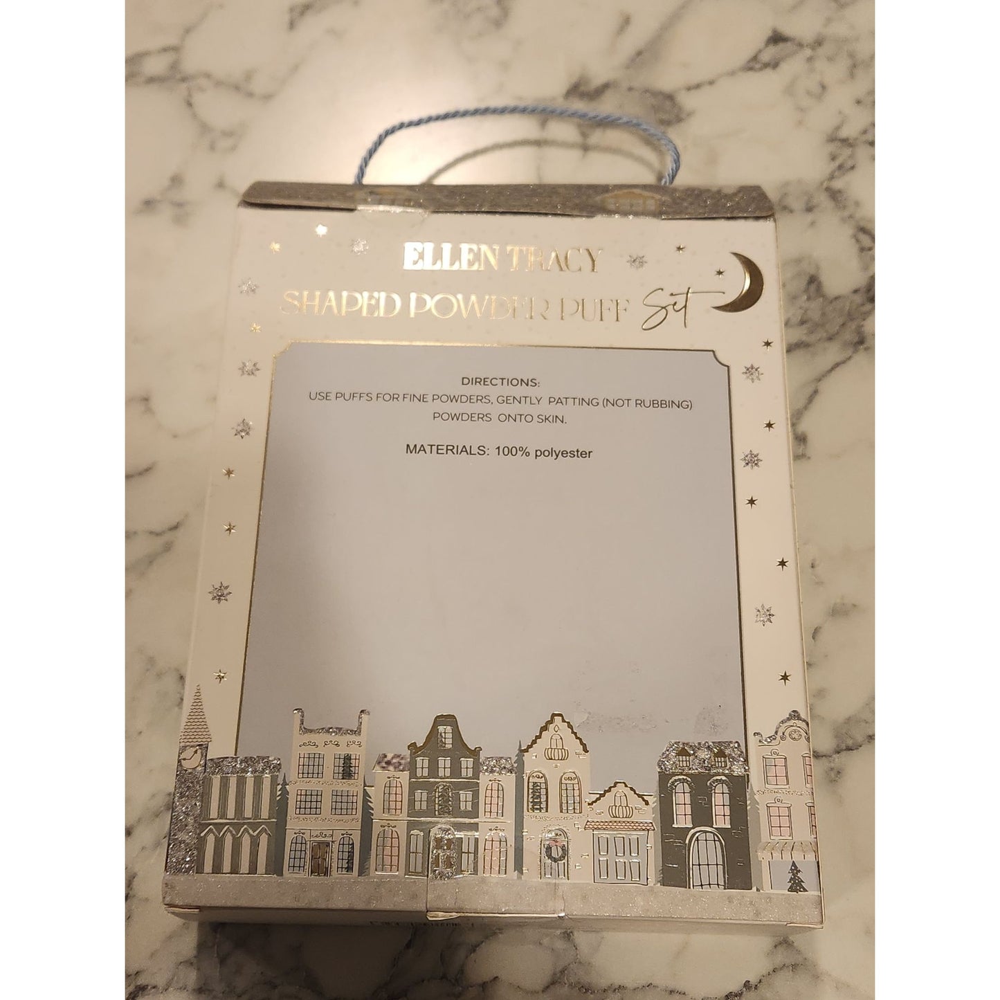 Ellen Tracy Shaped Powder Puff Set 15 Count For Applying Fine Powders