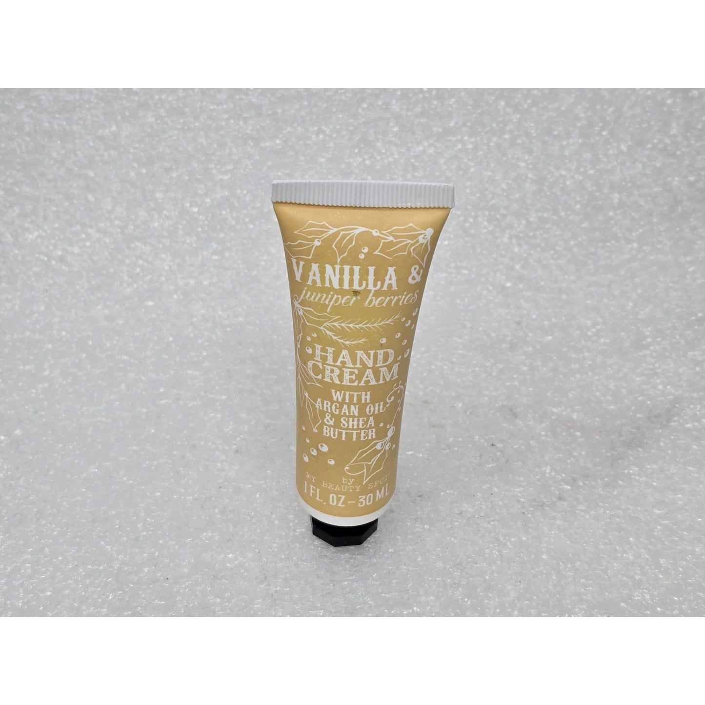 My Beauty Spot Vanilla & Juniper Berries Hand Cream Argan Oil & Shea Butter 1 Oz