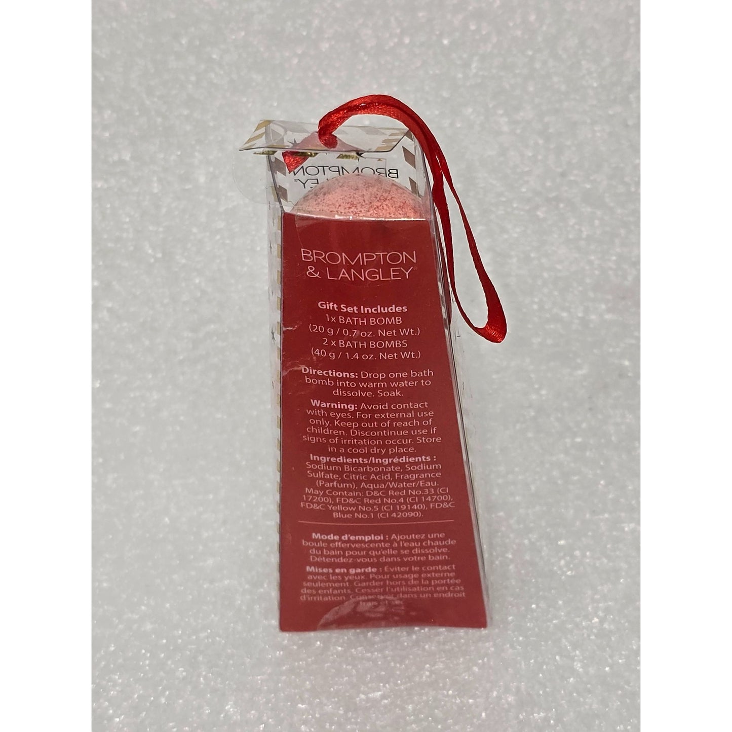 Brompton & Langley Raspberry Sugar Bath Bomb Gift Set