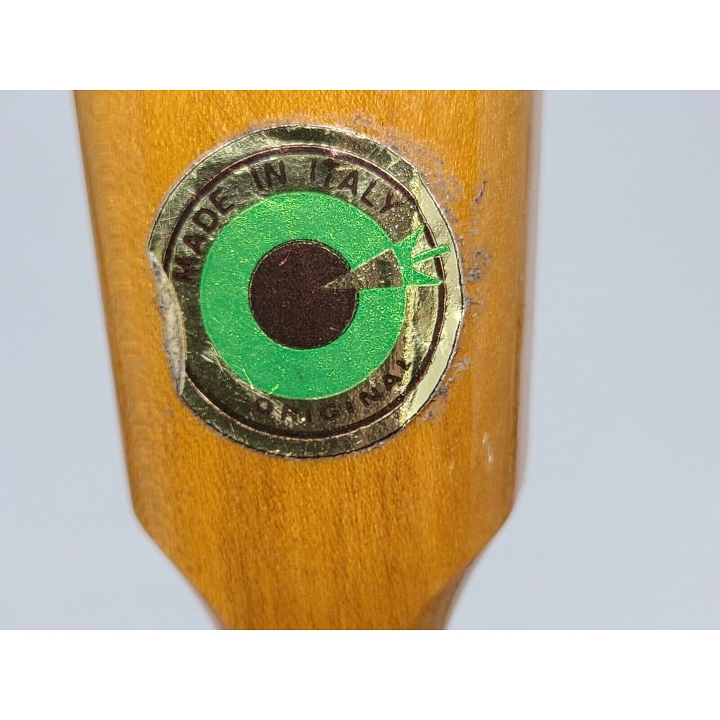 Vintage Bamboo Brush Made In Italy Original