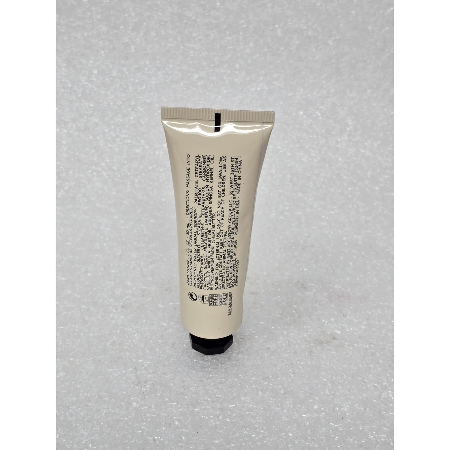 Olivia Grace Hand Lotion No. 04 Cashmere & Vanilla Shea Butter Argan Oil 1 Oz