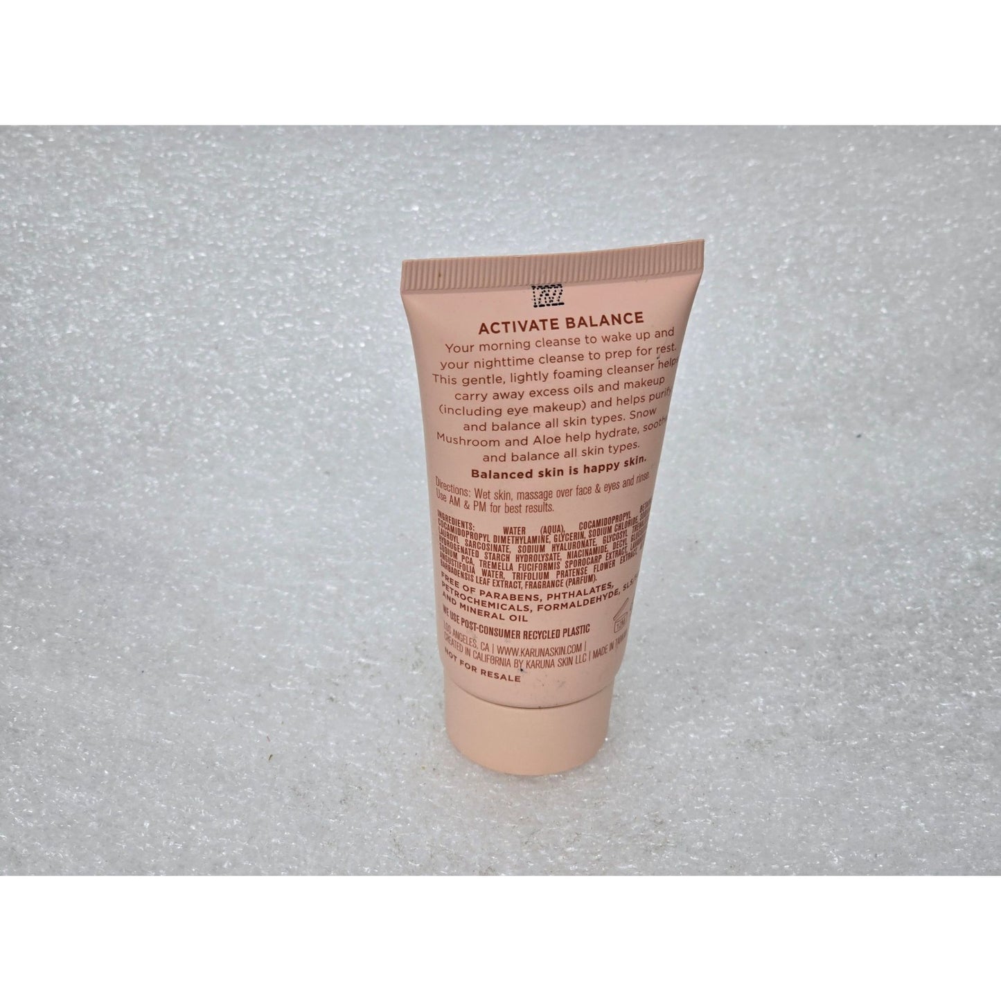 Karuna Balancing Cleanser With Red Clover + Snow Mushroom 1.69 Fl Oz Hydrates