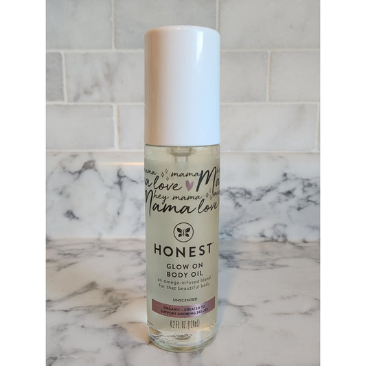 Honest Glow On Body Oil 4.2 Fl Oz Unscented