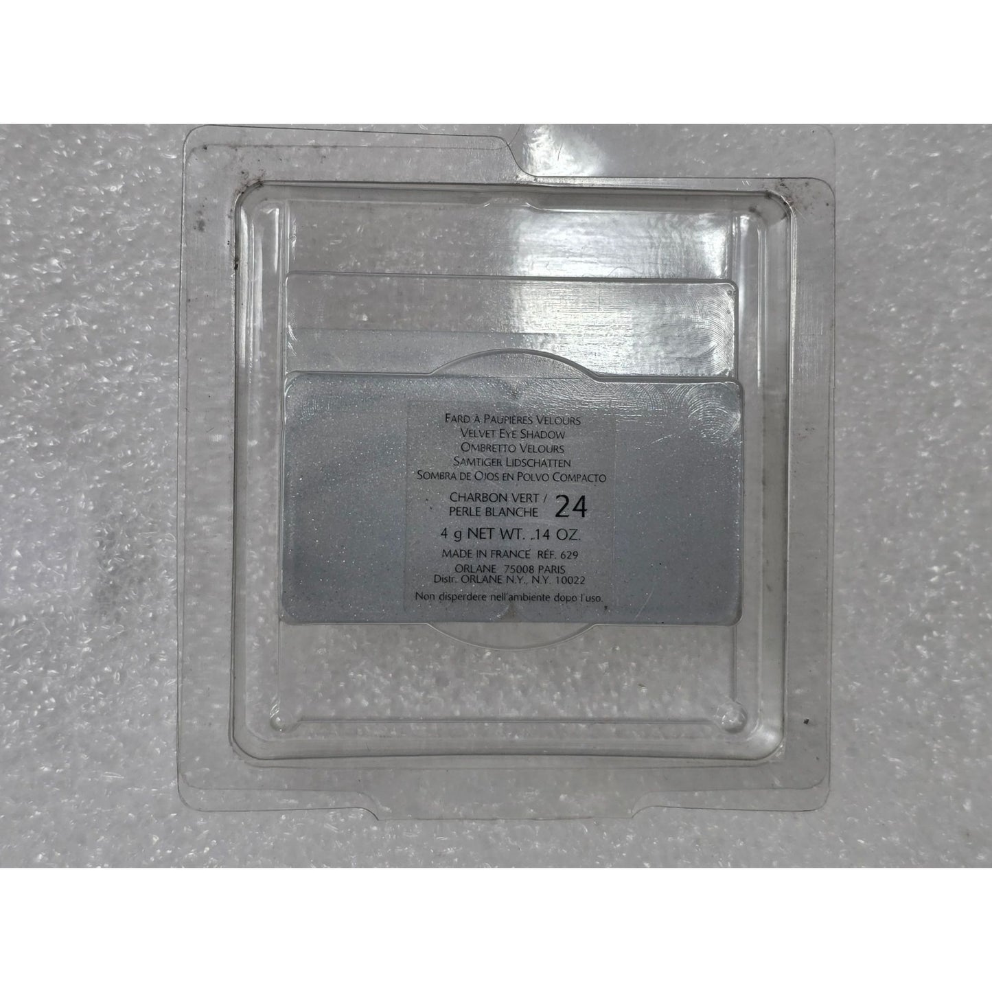 Orlane Velvet Eye Shadow Duo Refill Charbon Vert / Perle Blanche Made In France