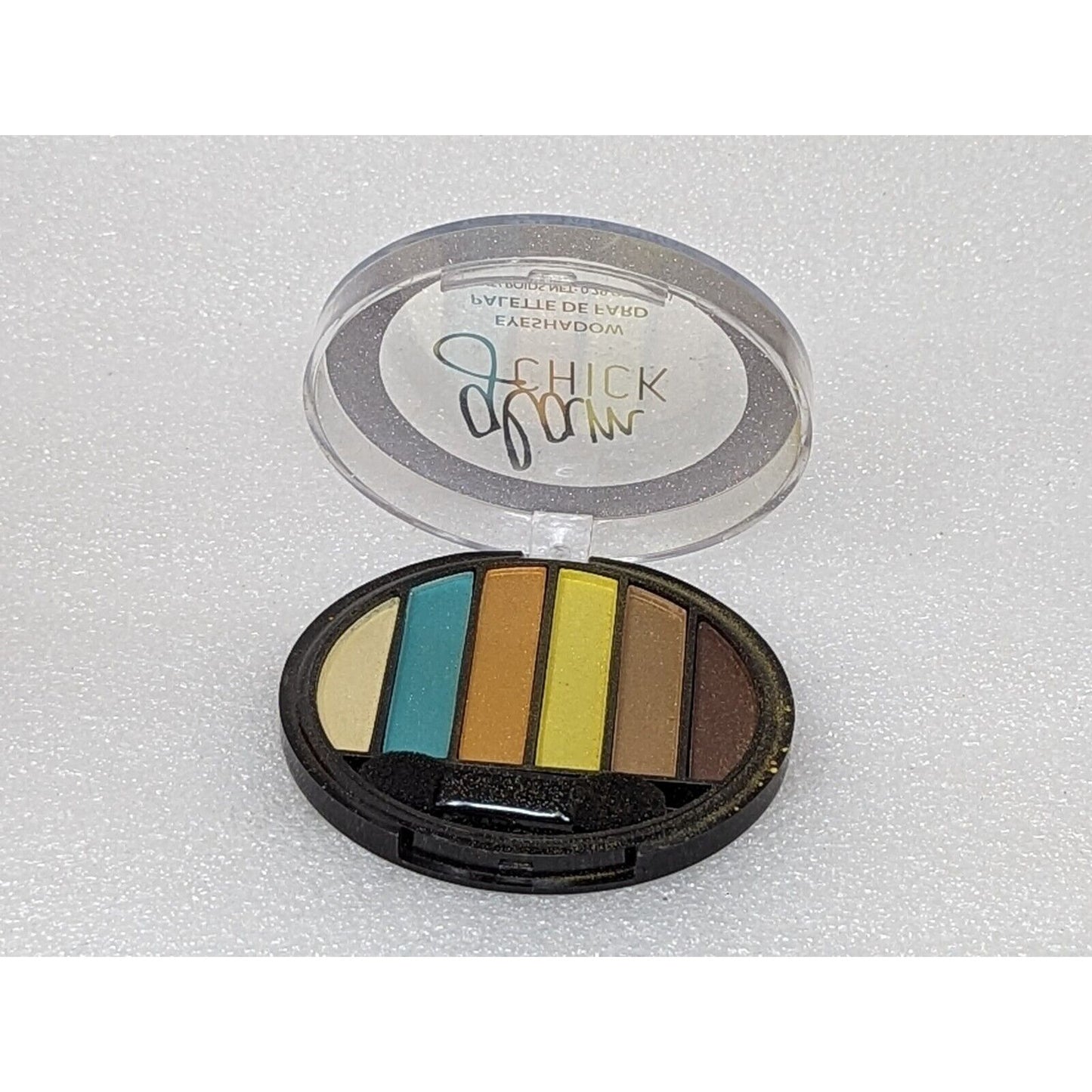 Glam Chick Eyeshadow Palette Brown Yellow Teal