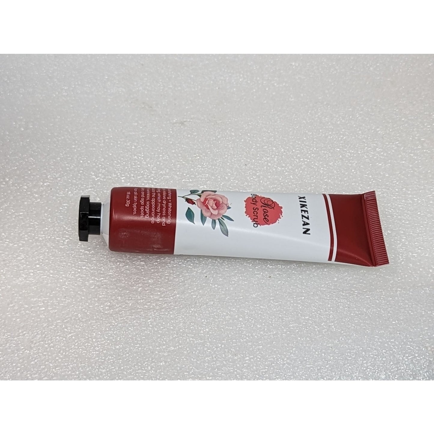 Xikezan Rose Body Scrub Nourishing Helps Relieve Skin Dryness 1 oz Travel Size