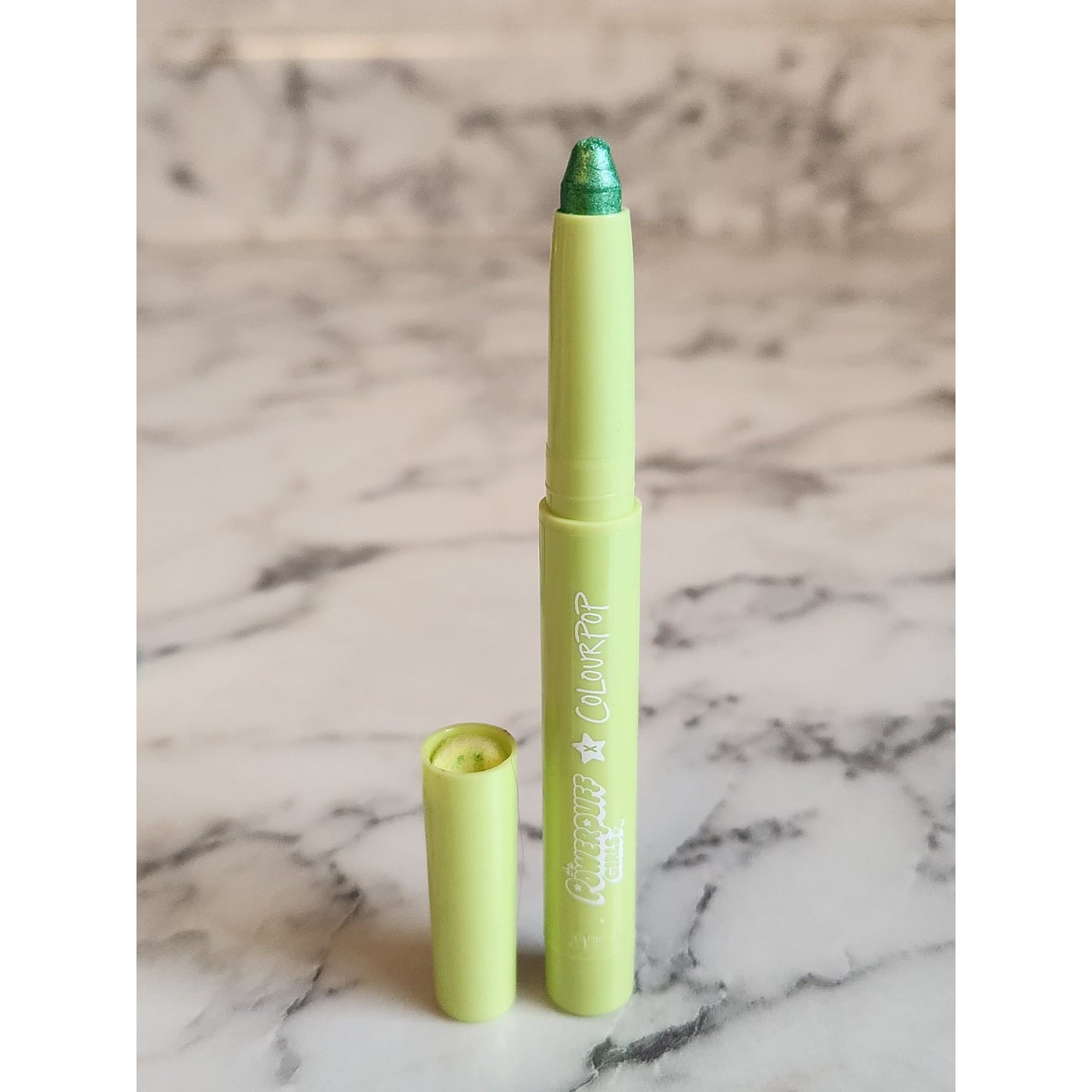 Colourpop X Powerpuff Girls Metallic Mojo Jojo Colour Stix Green Eyeshadow Stick
