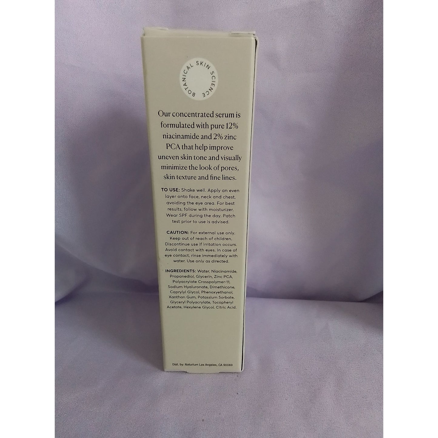 Naturium Niacinamide Serum 12% Plus Zinc 2% 1.0 Fl Oz