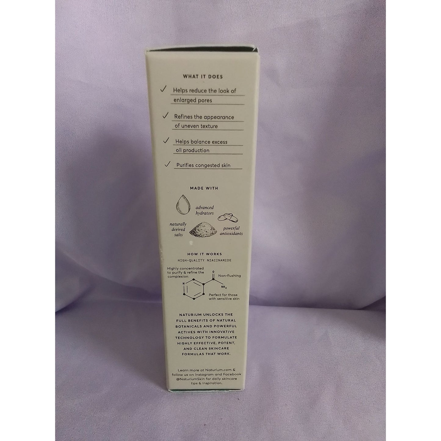 Naturium Niacinamide Serum 12% Plus Zinc 2% 1.0 Fl Oz