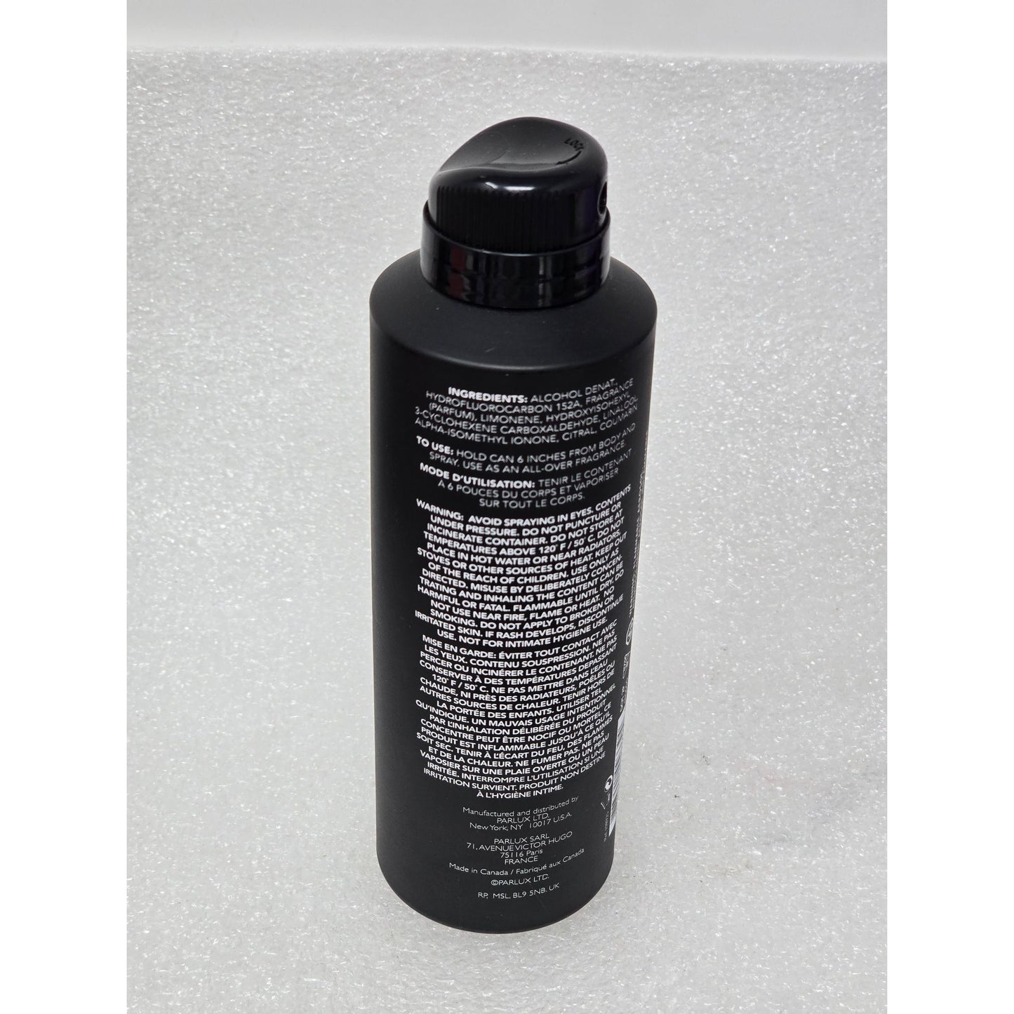 Kenneth Cole Vintage Black All Over Body Spray 6 Oz For Men