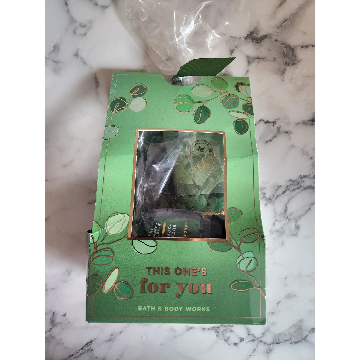 Bath & Body Works Gift Set Eucalyptus Spearmint Body Cream Wash & Hand Gel