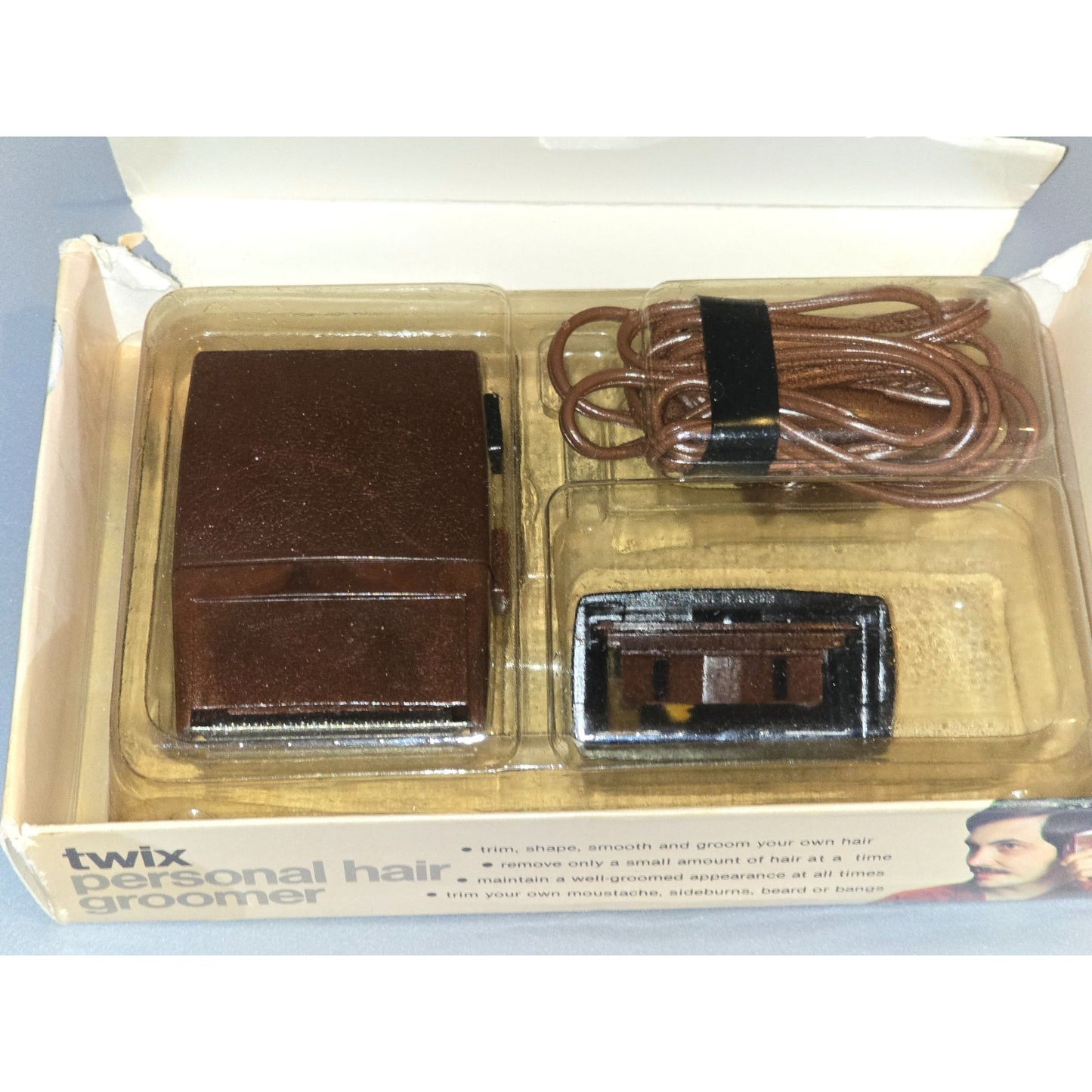 Vintage Wahl Twix Personal Hair Groomer Electric Trimmer Interchangeable Head