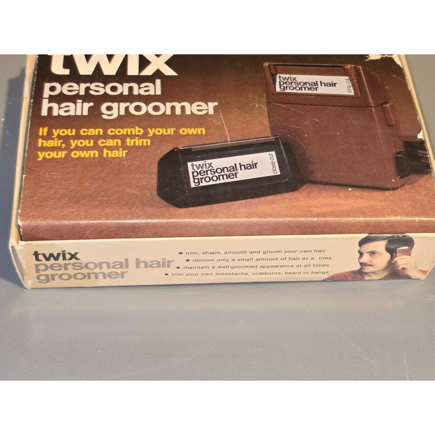 Vintage Wahl Twix Personal Hair Groomer Electric Trimmer Interchangeable Head