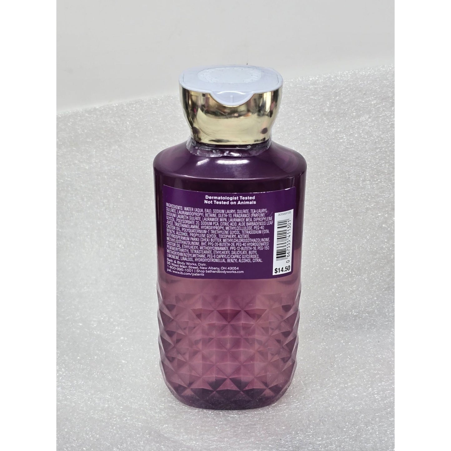 Bath & Body Works Winterberry Wonder Shower Gel 10 Fl Oz Dermatologist Tested