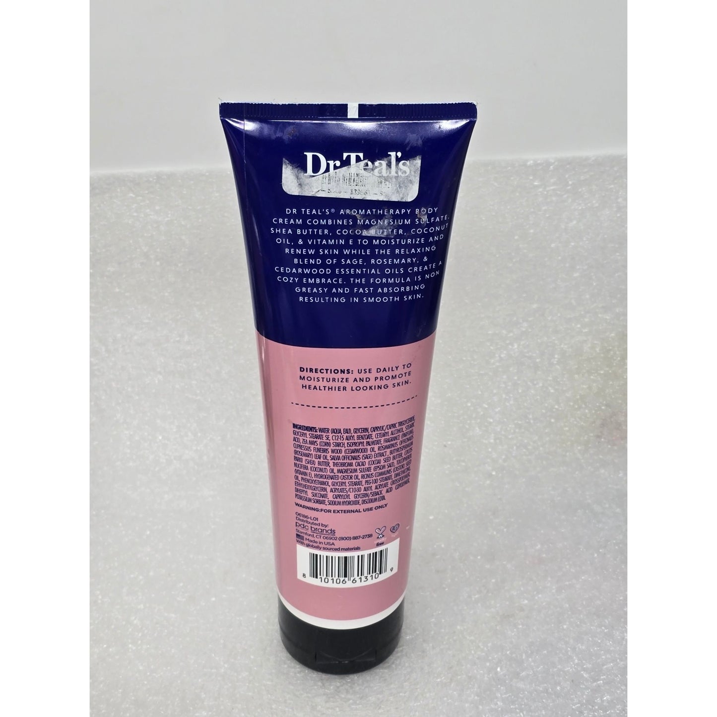 Dr Teal's Aromatherapy Comfort Body Cream Sage Rosemary Cedarwood 8 Oz