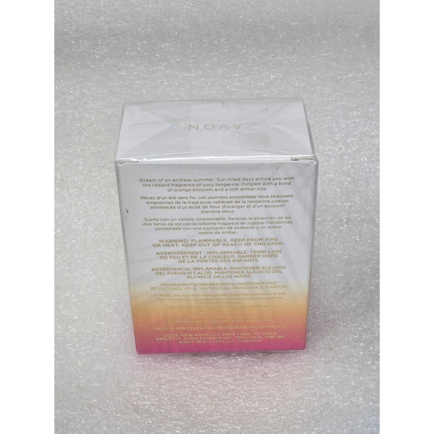 Avon Far Away Soleil Eau De Parfum Perfume Spray 50ml 1.7 Oz New In Box