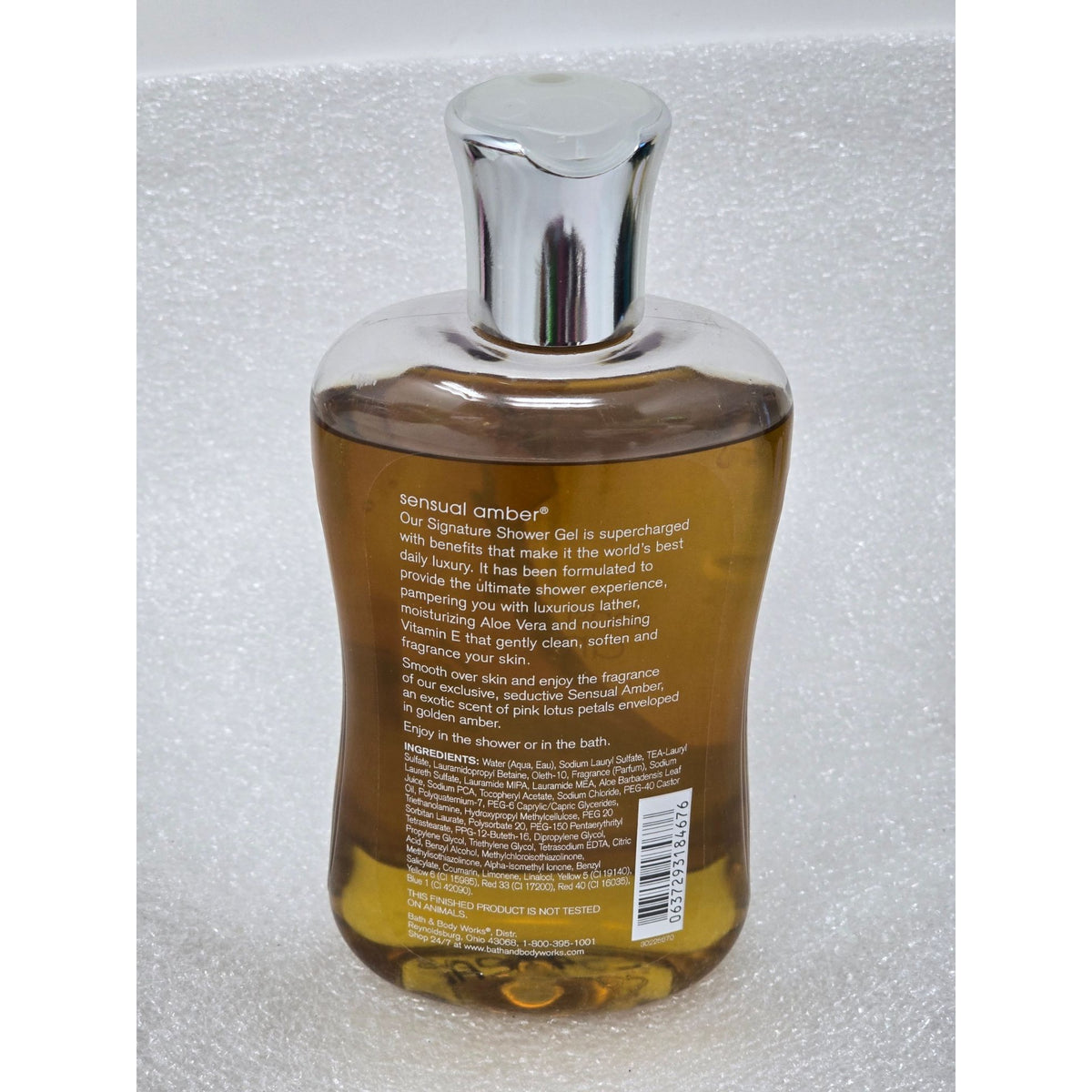 Bath & Body Works Sensual Amber Shower Gel 10 Fl Oz Signature Collection
