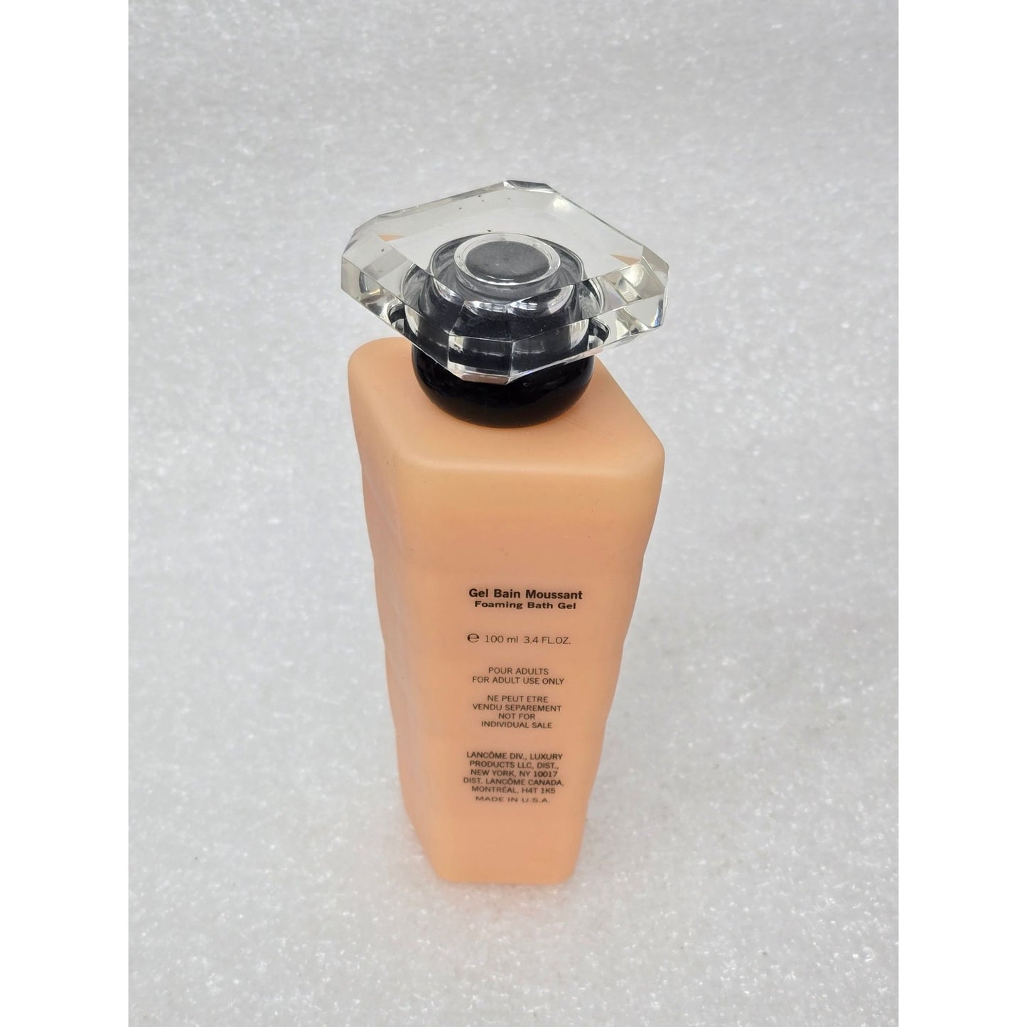 Lancôme Trésor Foaming Bath Gel 3.4 Fl Oz Elegant Bottle Made In USA