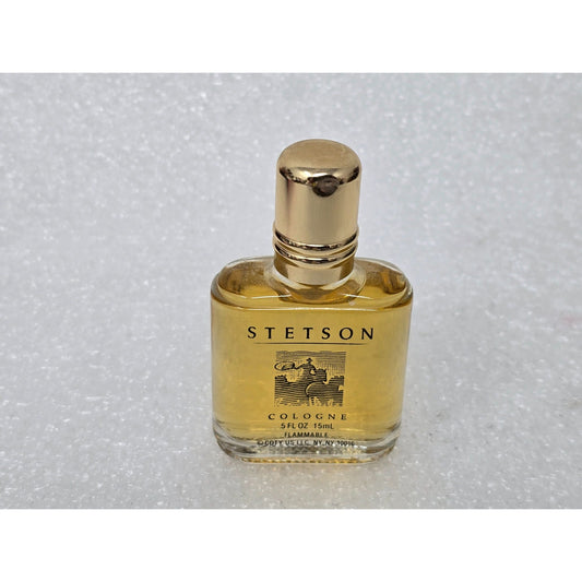 Stetson Cologne 0.5 Fl Oz 15 Ml Gold Cap Travel Size
