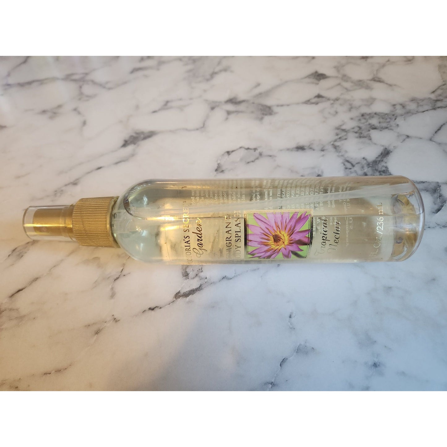 Vintage 8 Oz Victorias Secret Garden Tropical Nectar Fragrant Body Splash Mist