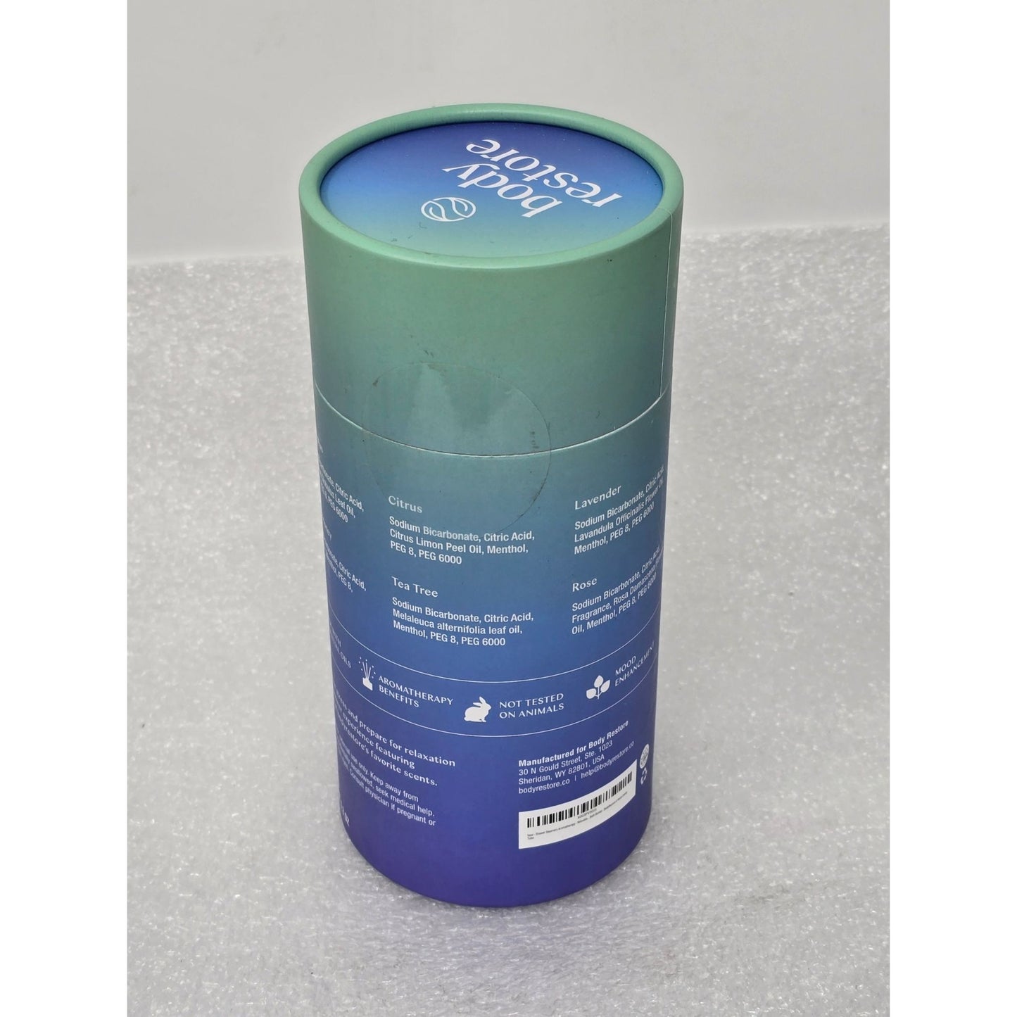 Body Restore Clarity Shower Steamers Essential Mix Aromatherapy 6 Tablets Scents