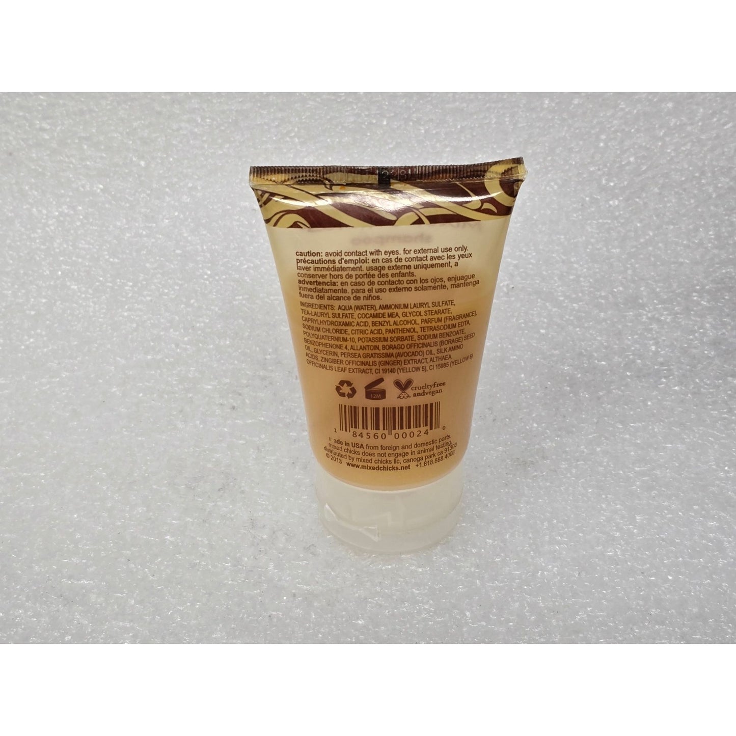 Mixed Chicks Shampoo 2 Oz Rich Lather Removes Build-Up Adds Luster Travel Size