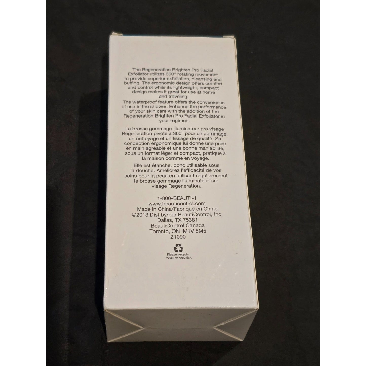 Beauticontrol Re.Generation Brighten Pro Facial Exfoliator W/ 2 Brush Heads