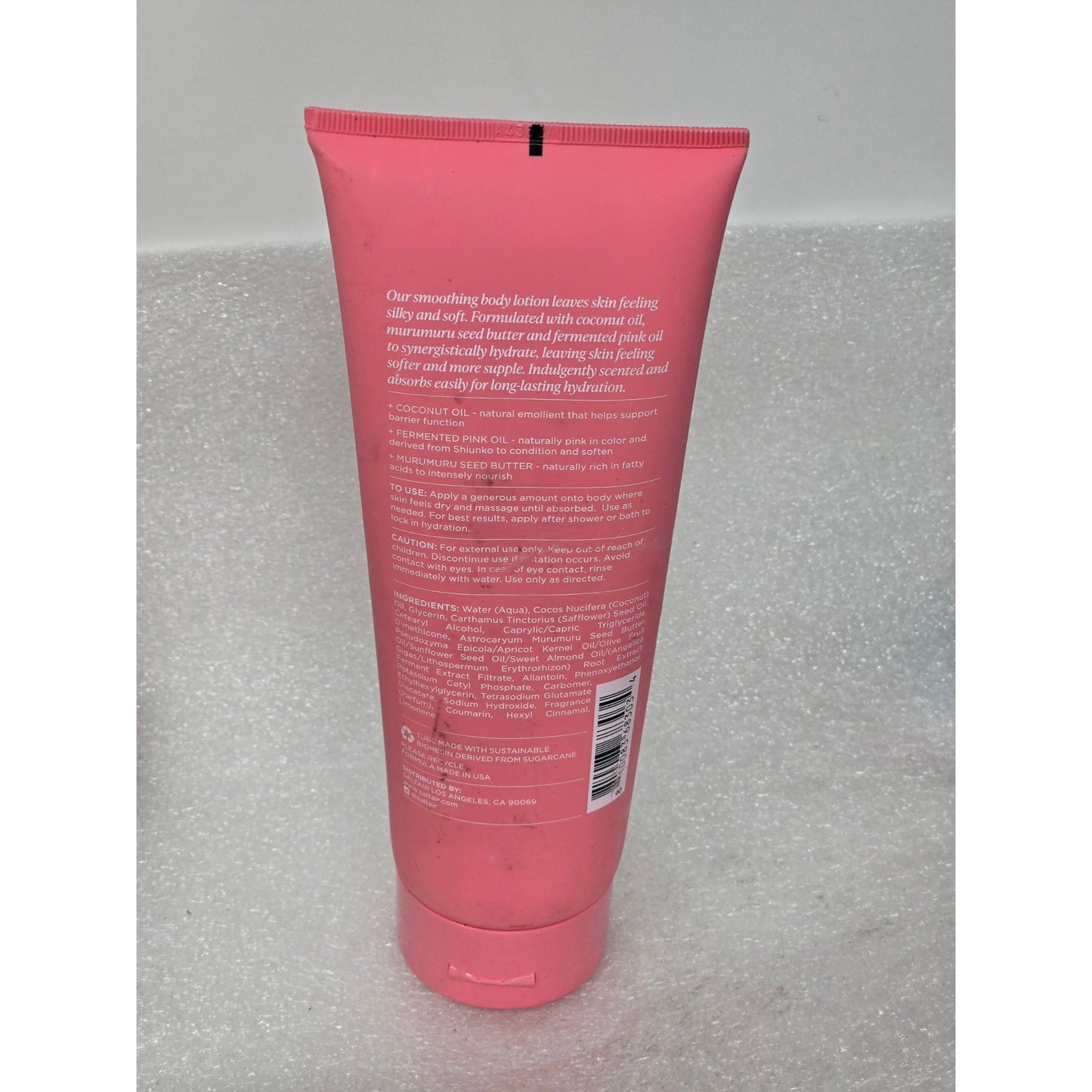 Saltair Pink Beach Smoothing Body Lotion 10 Oz Hydrating Coconut Murumuru Butter