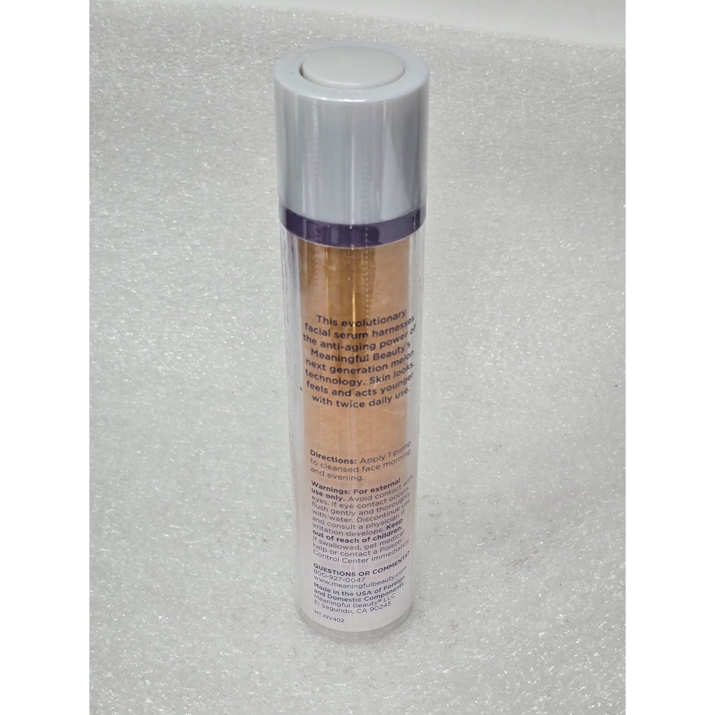 Meaningful Beauty Cindy Crawford Youth Activating Melon Serum 1.7 Oz Anti-Aging