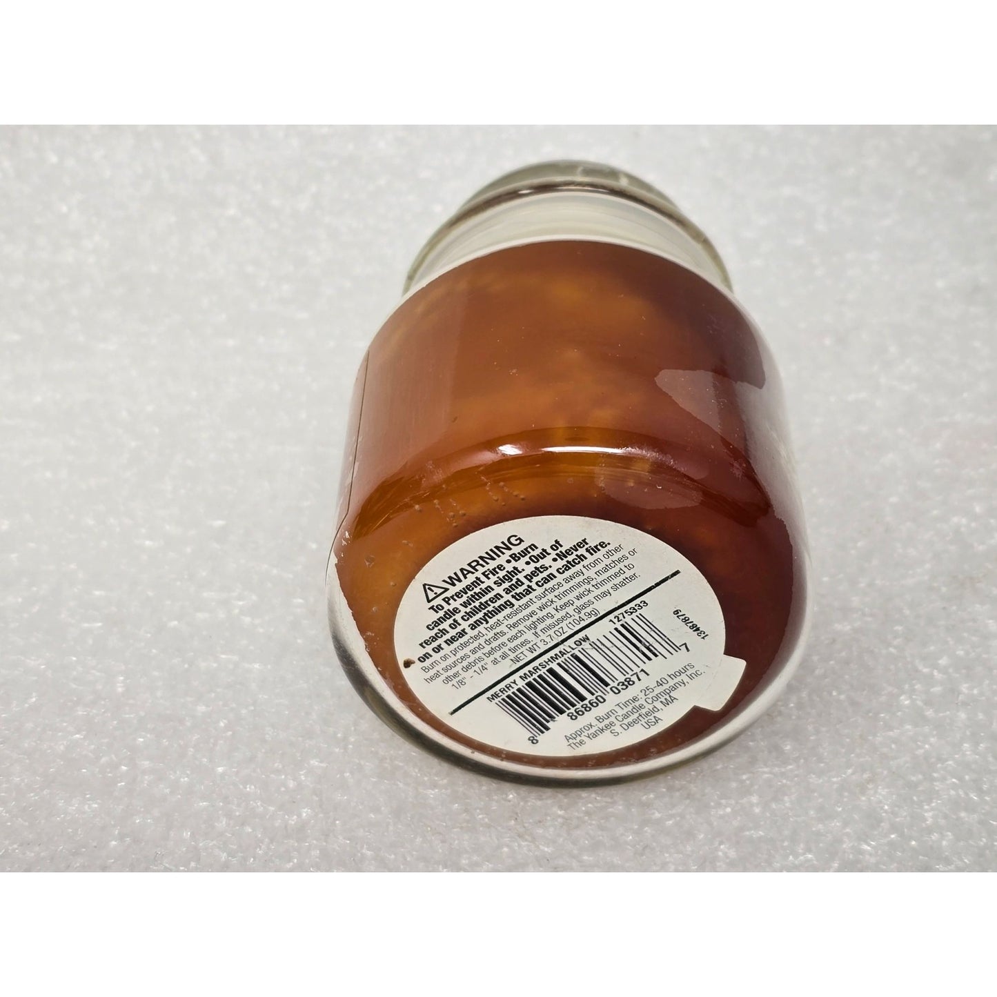 Yankee Candle Merry Marshmallow Scented Small Jar Candle 3.7 Oz