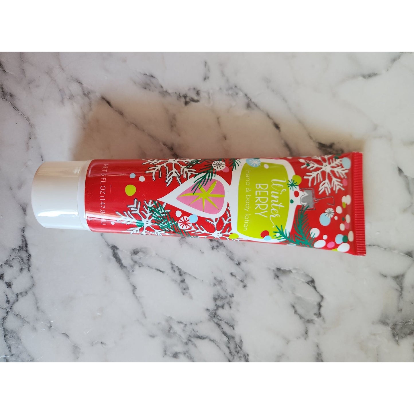 Winter Berry Hand & Body Lotion 5 Fl Oz Moisturizing Cream With Festive Design By Wink