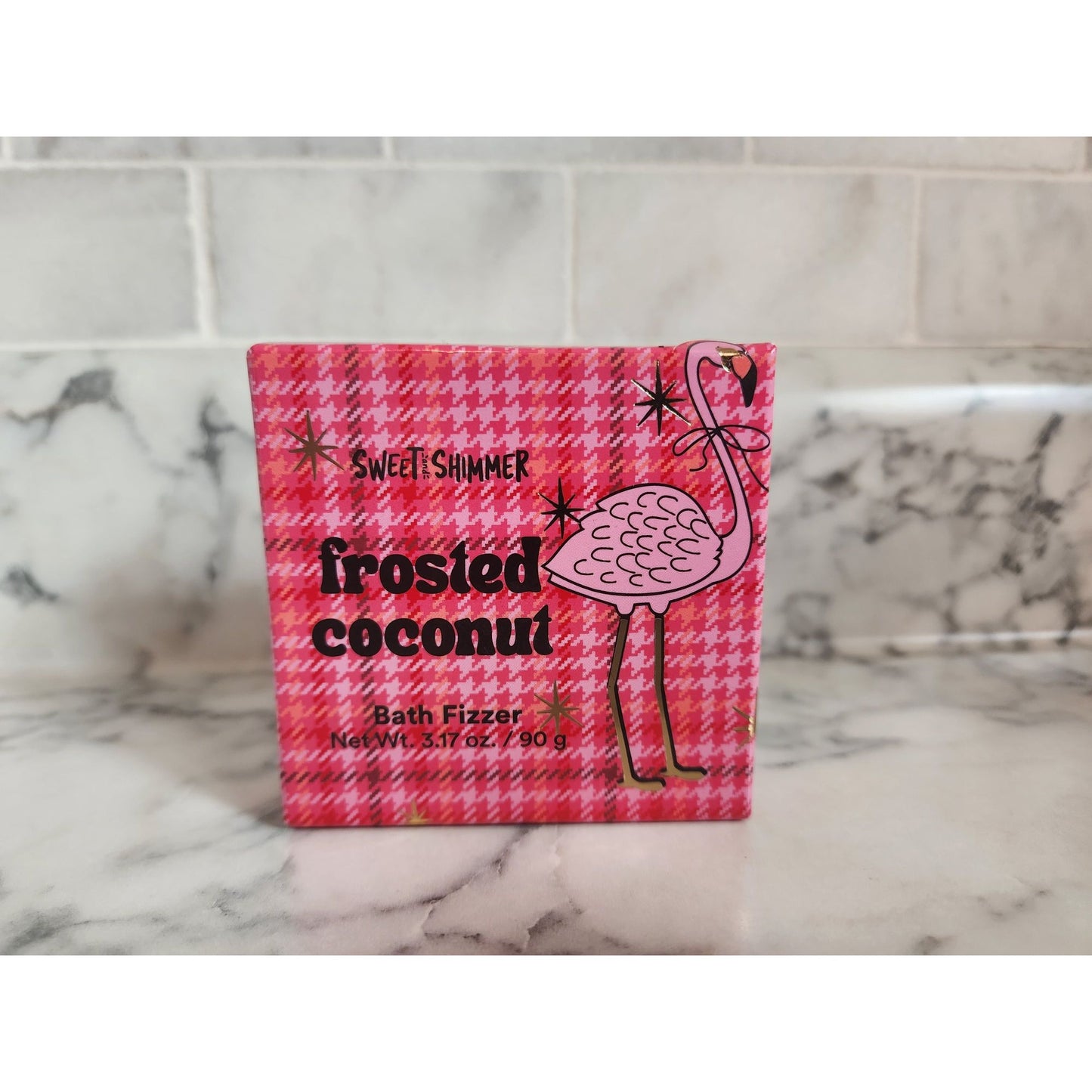 Sweet & Shimmer Frosted Coconut Bath Fizzer 90g