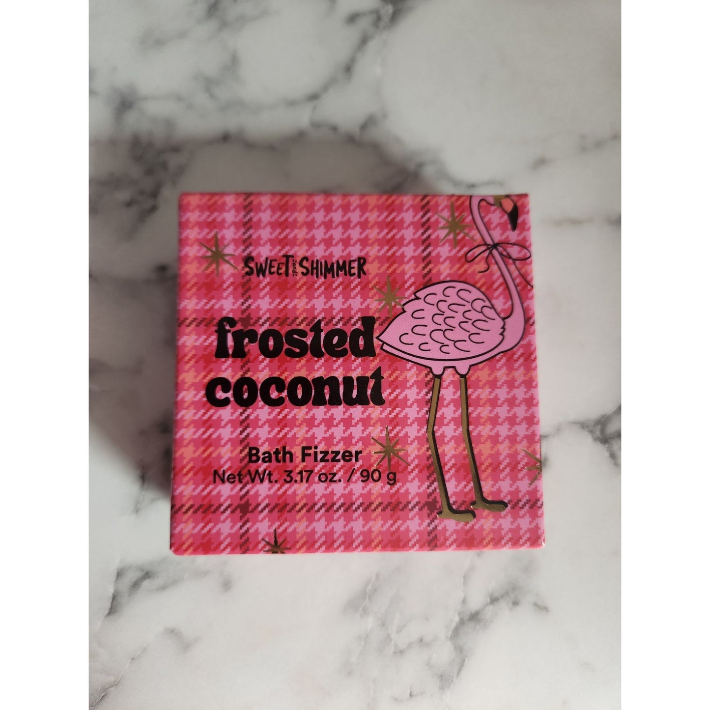 Sweet & Shimmer Frosted Coconut Bath Fizzer 90g