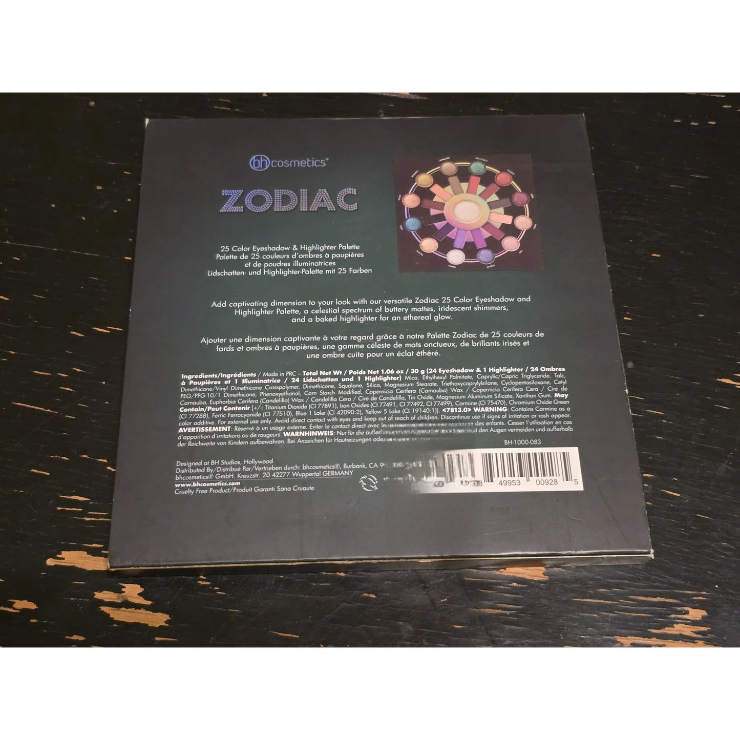 Bh Cosmetics Zodiac 25 Color Eyeshadow & Highlighter Palette