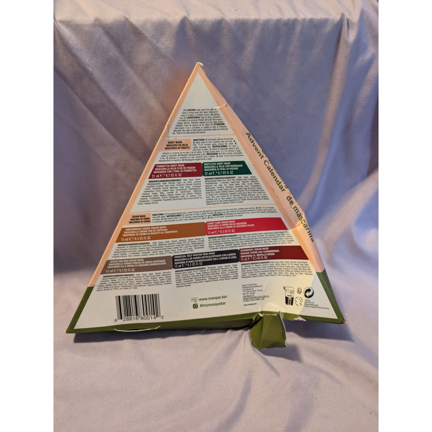 Masque Bar 7 Days Of Masking Advent Calendar Skin Care Gift Set