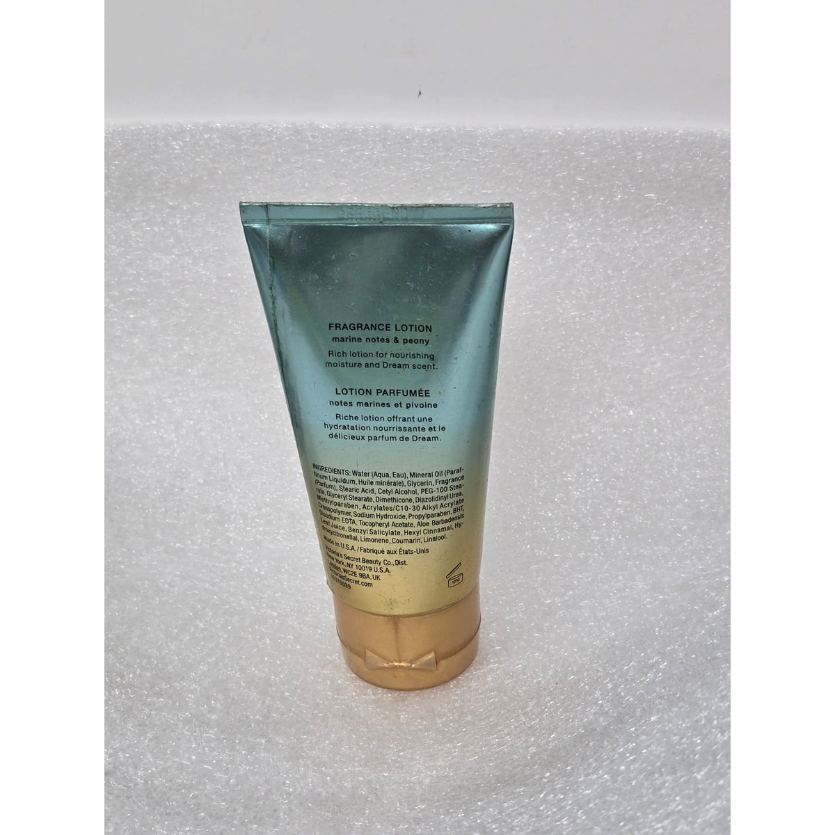 Victoria's Secret Dream Fragrance Lotion 2.5 Oz Nourishing Marine Notes & Peony
