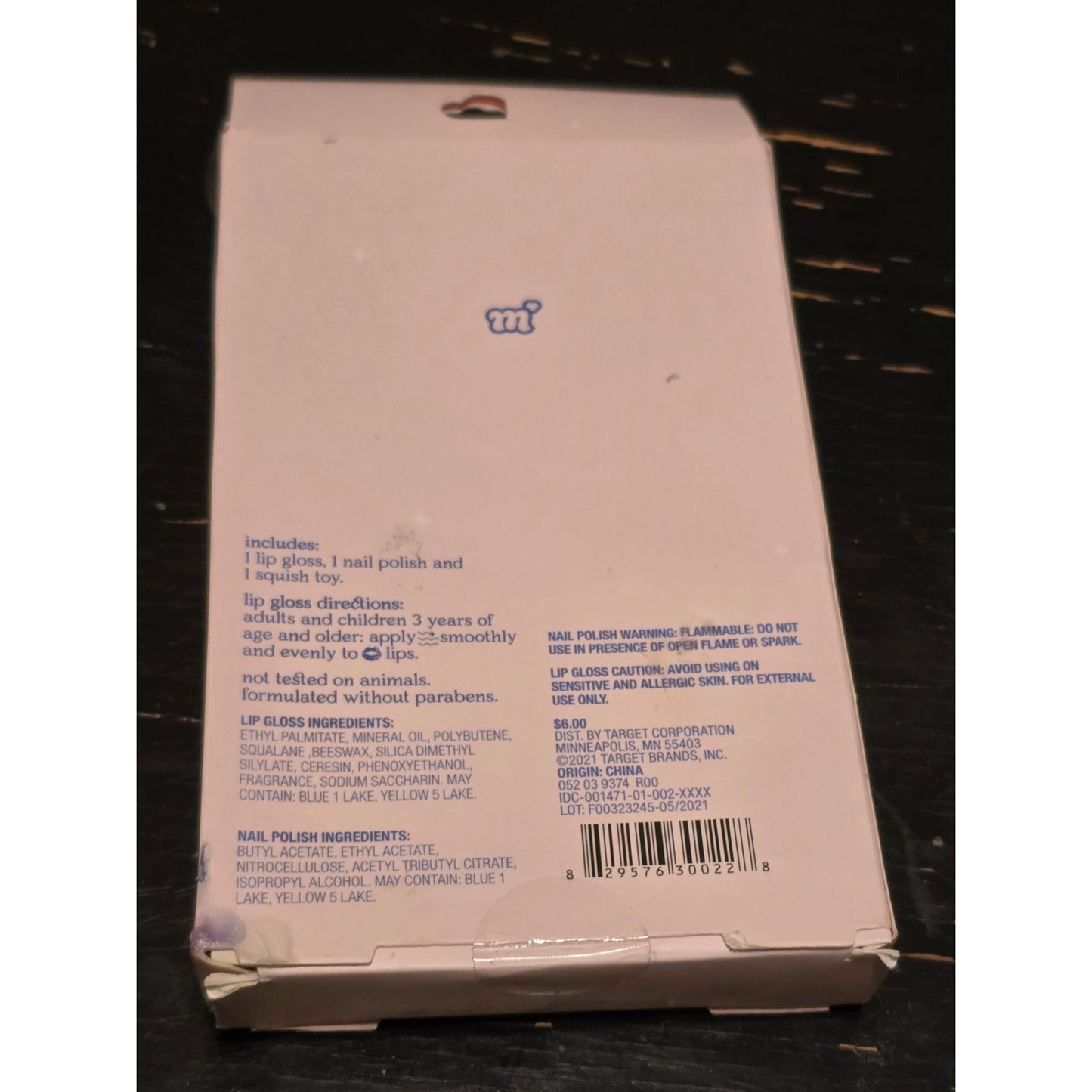 More Than Magic Lip Gloss & Nail Polish Set With Squish Toy 3-Piece Gift Set