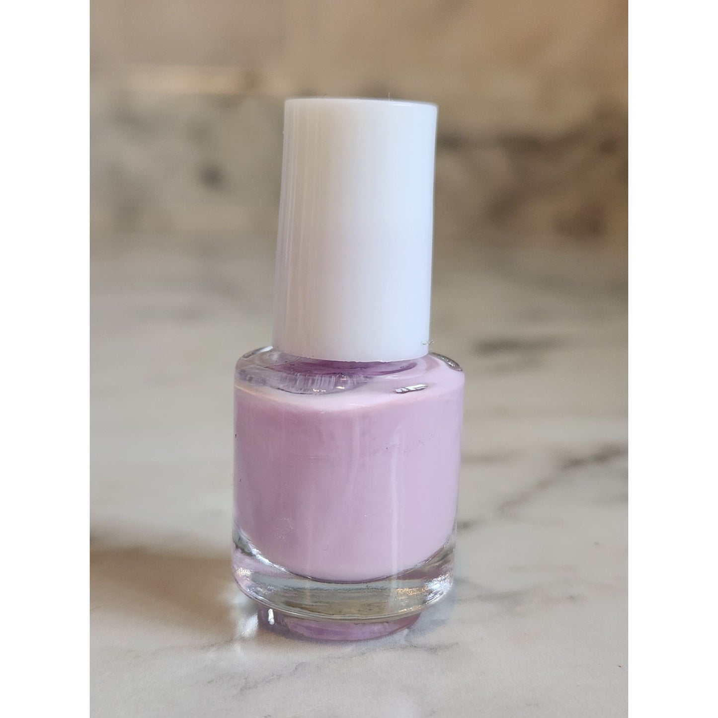 4-Piece Mini Nail Polish Set With Pastel Yellow Pink Glitter & Lavender Shades