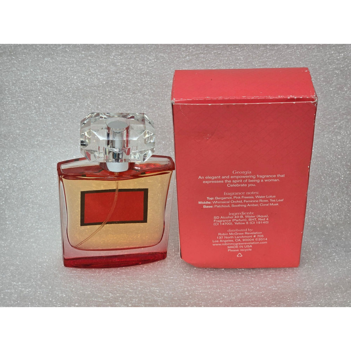 Georgia By Robin McGraw Eau De Parfum Perfume 1.7 oz Elegant Feminine Fragrance