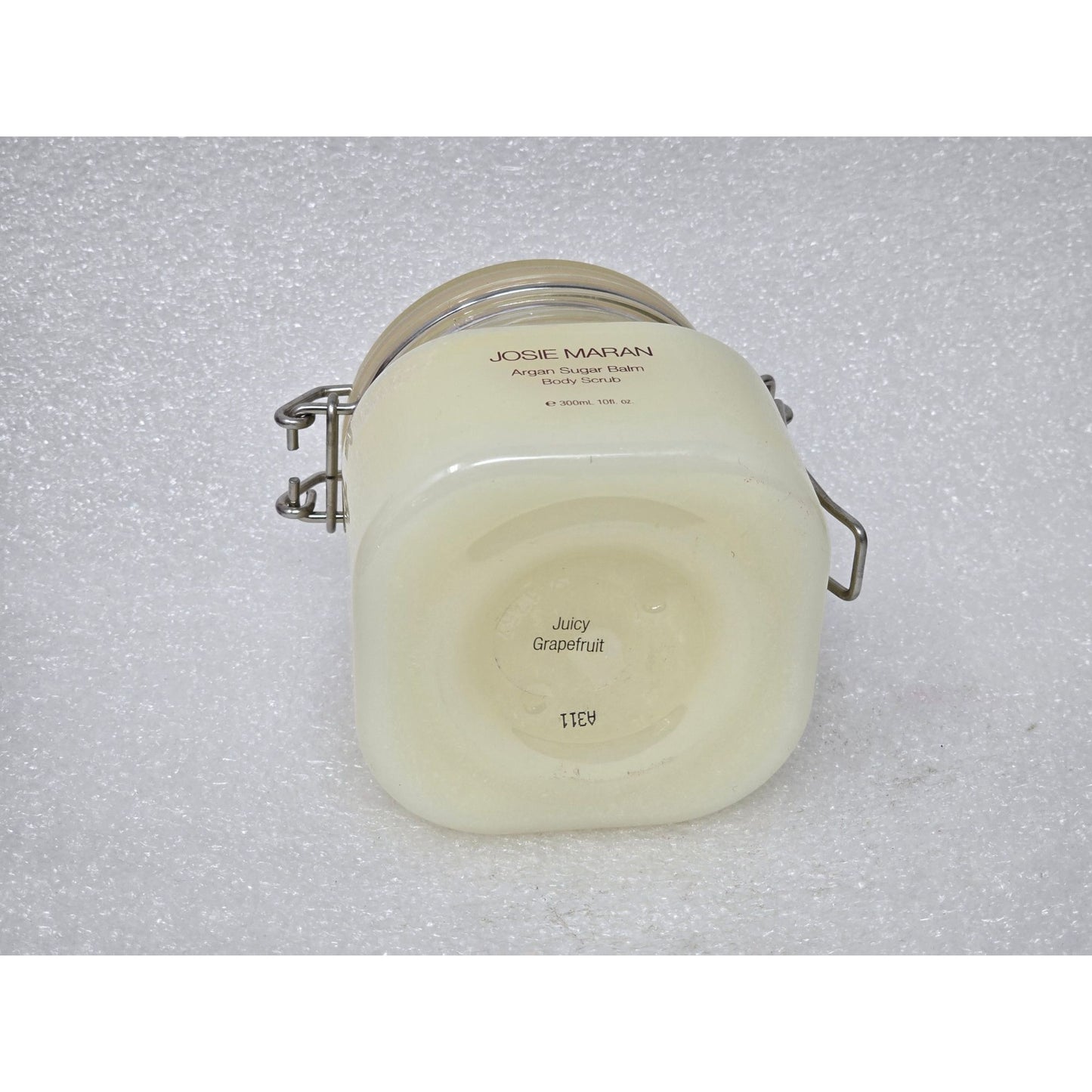 Josie Maran Argan Sugar Balm Body Scrub Juicy Grapefruit 300 ml Metal Clamp Lid