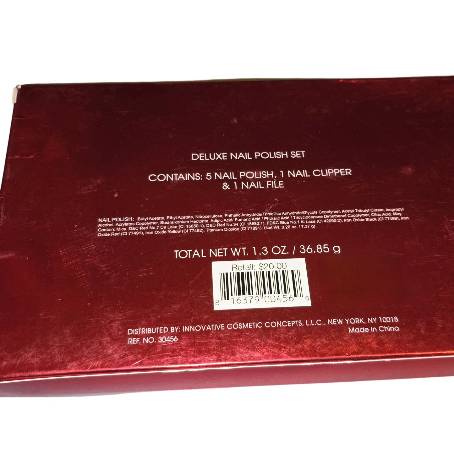 Beauty Boutique Deluxe Nail Polish Set With Clipper & File