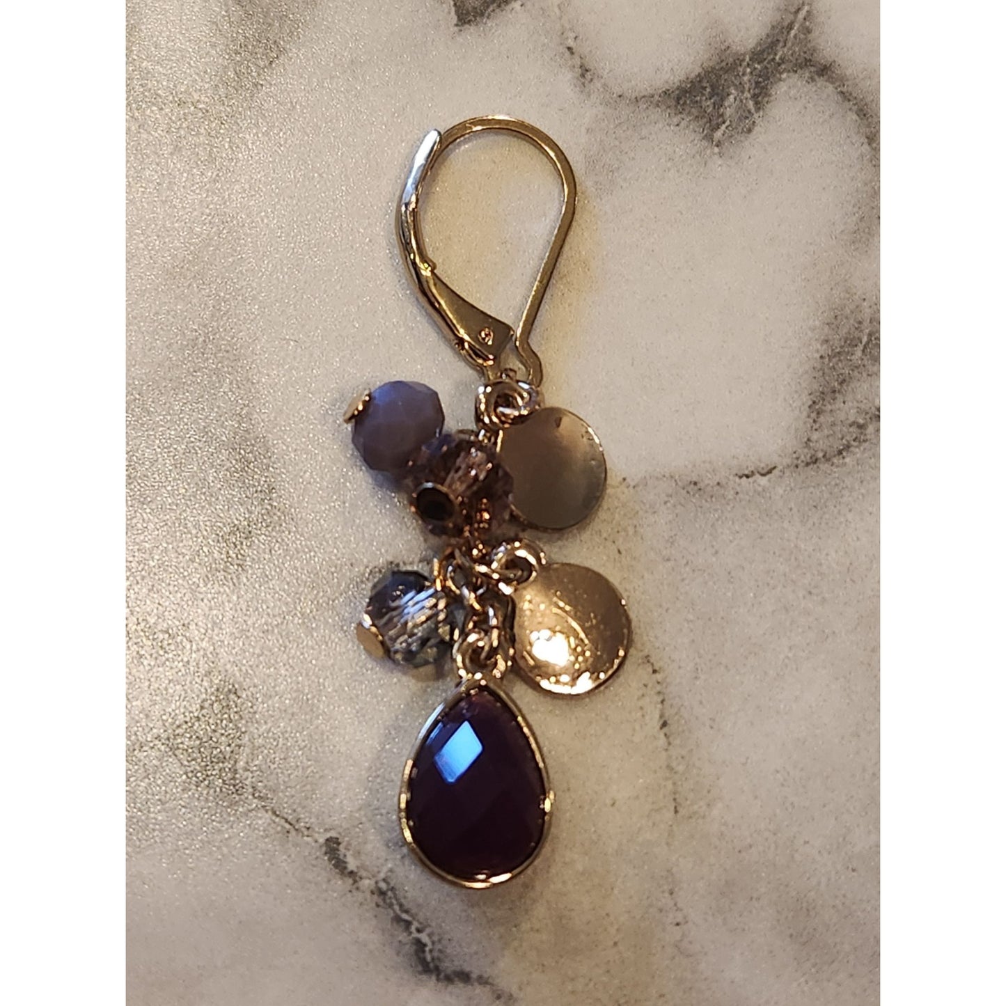 Napier Gold-Tone Multi-Stone Drop Earrings