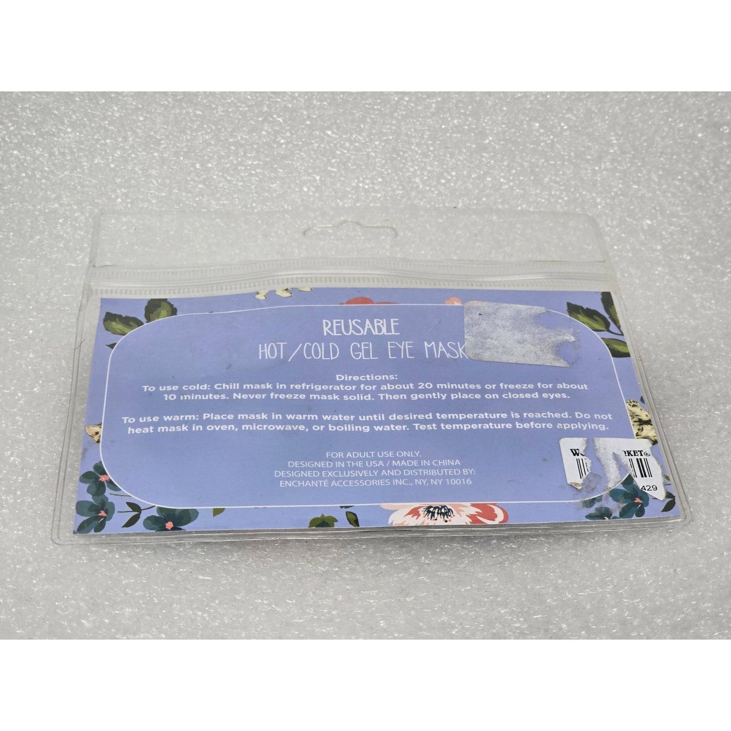 Meowza Reusable Hot / Cold Gel Eye Mask Cat Design Relaxation & Pain Relief