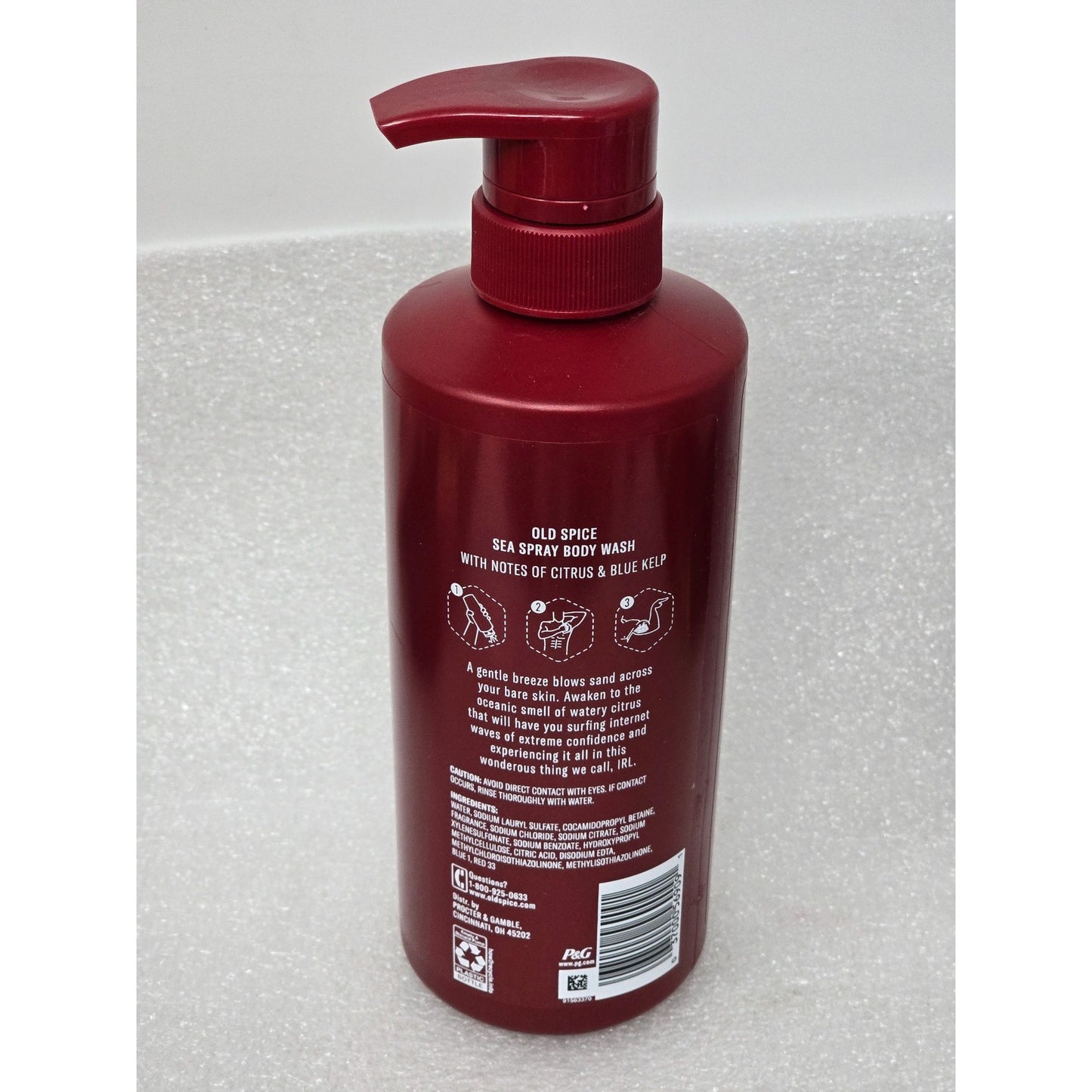 Old Spice Sea Spray Body Wash 16.9 Fl Oz