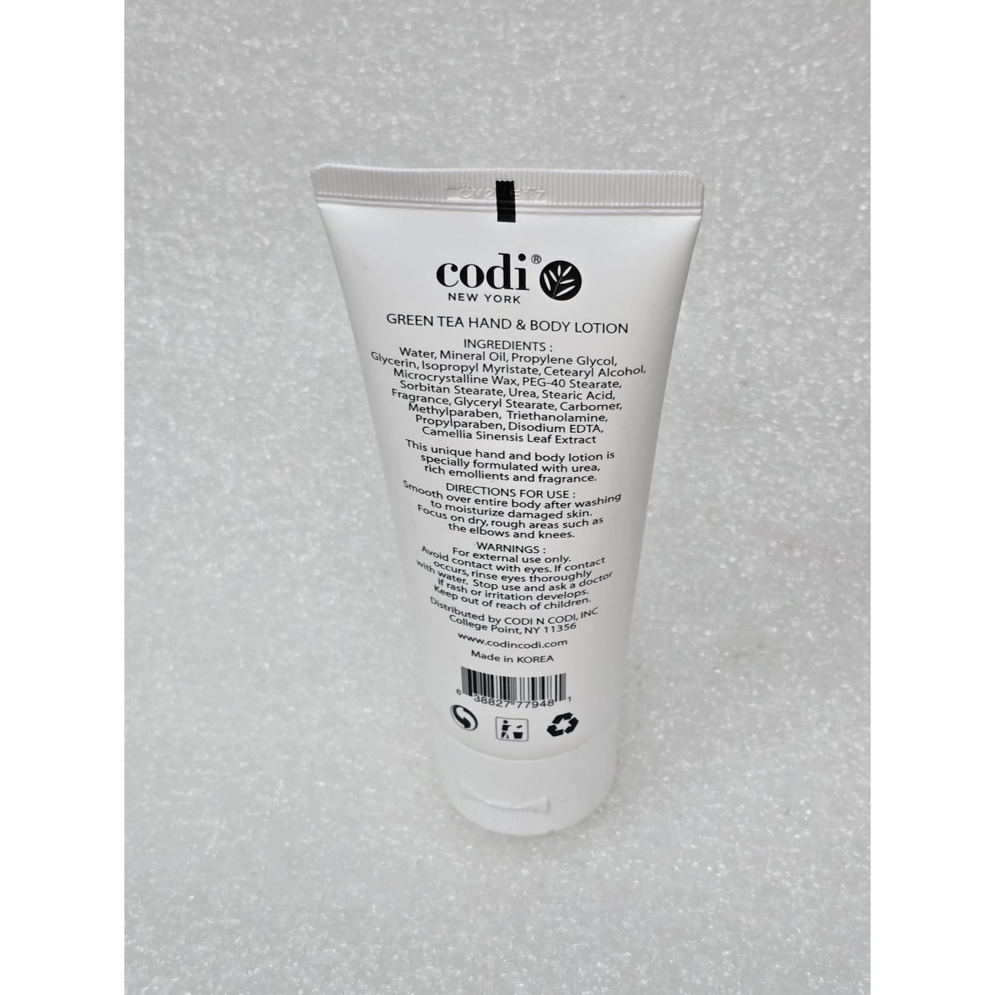 Codi New York Green Tea Nourishing & Rejuvenating Hand & Body Lotion 100ml