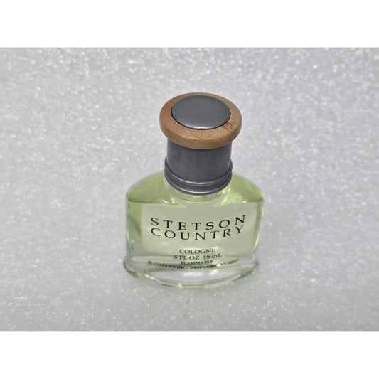 Stetson Country Cologne .5 Fl Oz 15 Ml Mini Collectible Bottle For Men