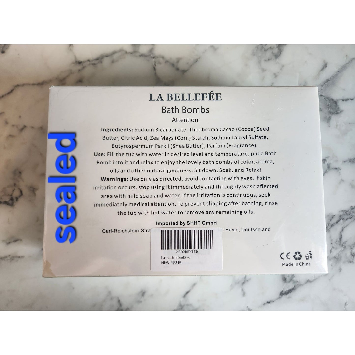 LA BELLEFÉE Bath Bombs & Scented Candles Gift Set