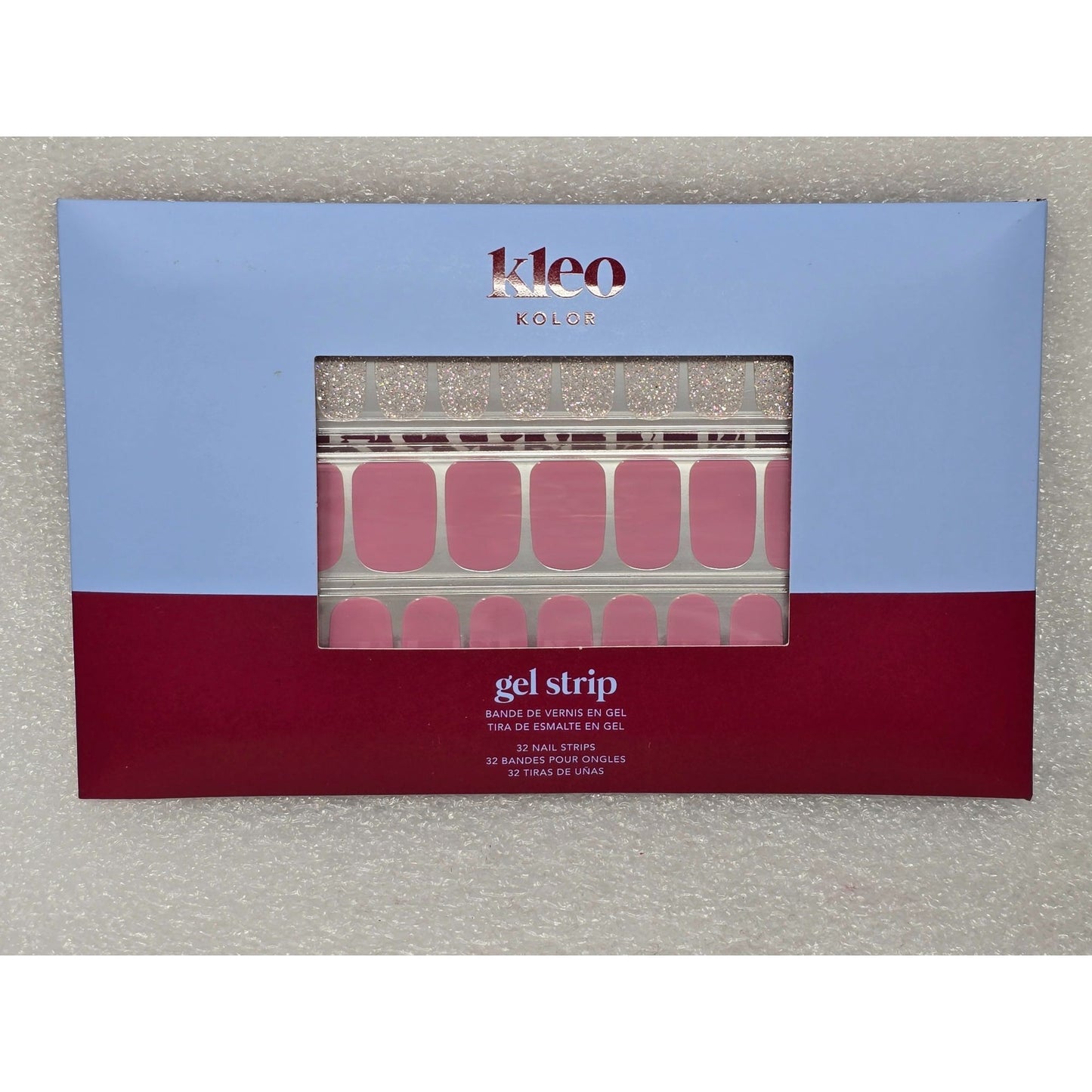 Kleo Kolor Gel Nail Strip Set Romantic Life GMD10 32 Strips