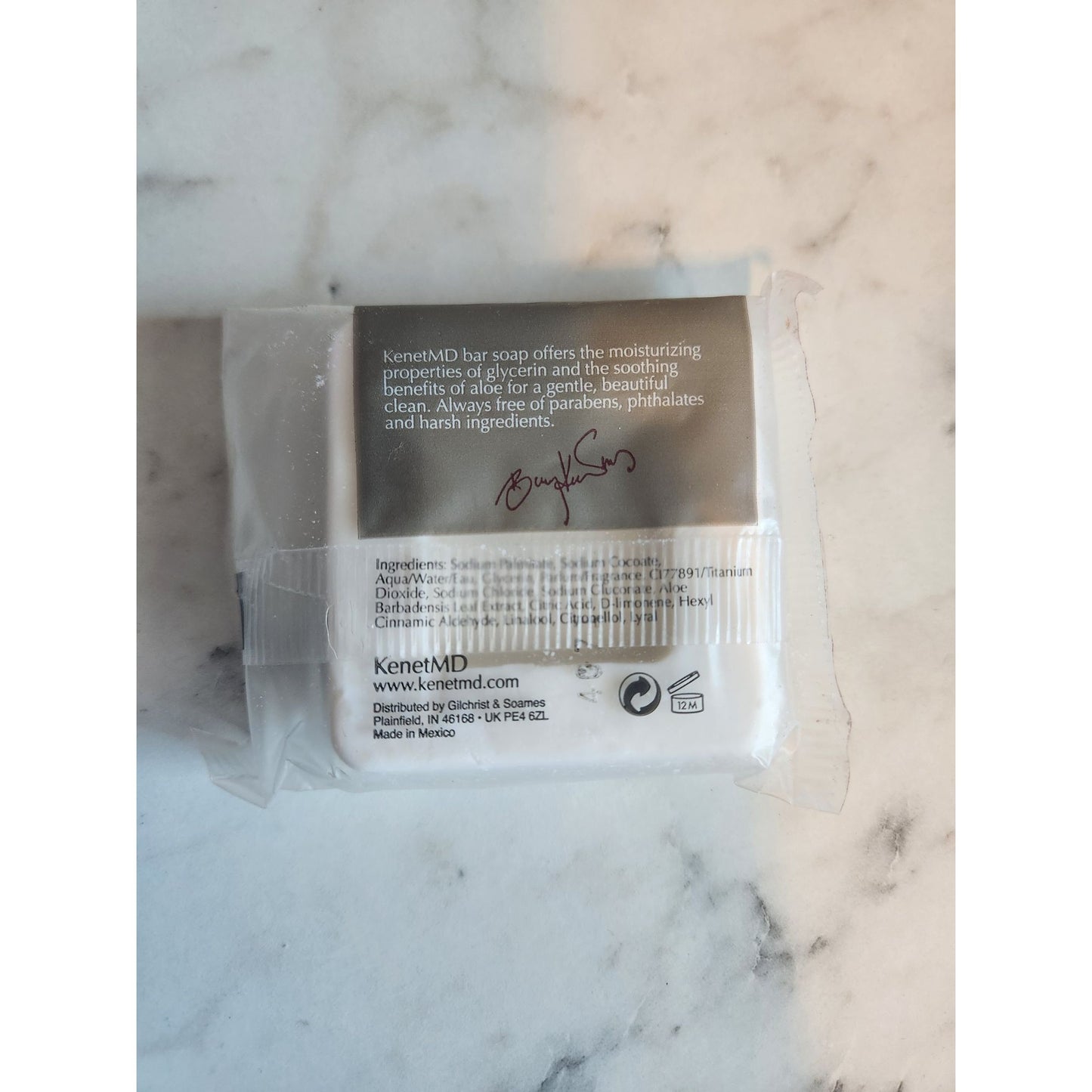 KenetMD Dermatologist-Approved Massage Bar Soap 1.75 Oz Travel Size